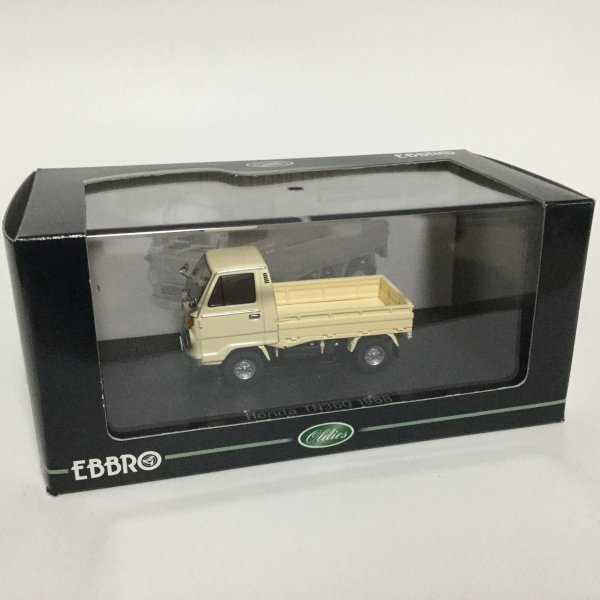 Miniature EBBRO 1/43 – Honda TN359 Ivory 1968 (Kei Car) – Métal, Réf 43985