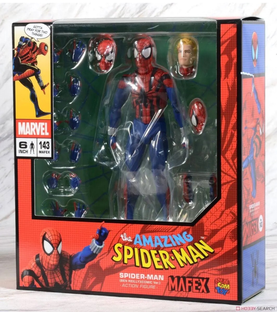 メディコムトイ　マフェックス　MAFEX No.143 スパイダーマン ベン・ライリー　コミックバージョン_2