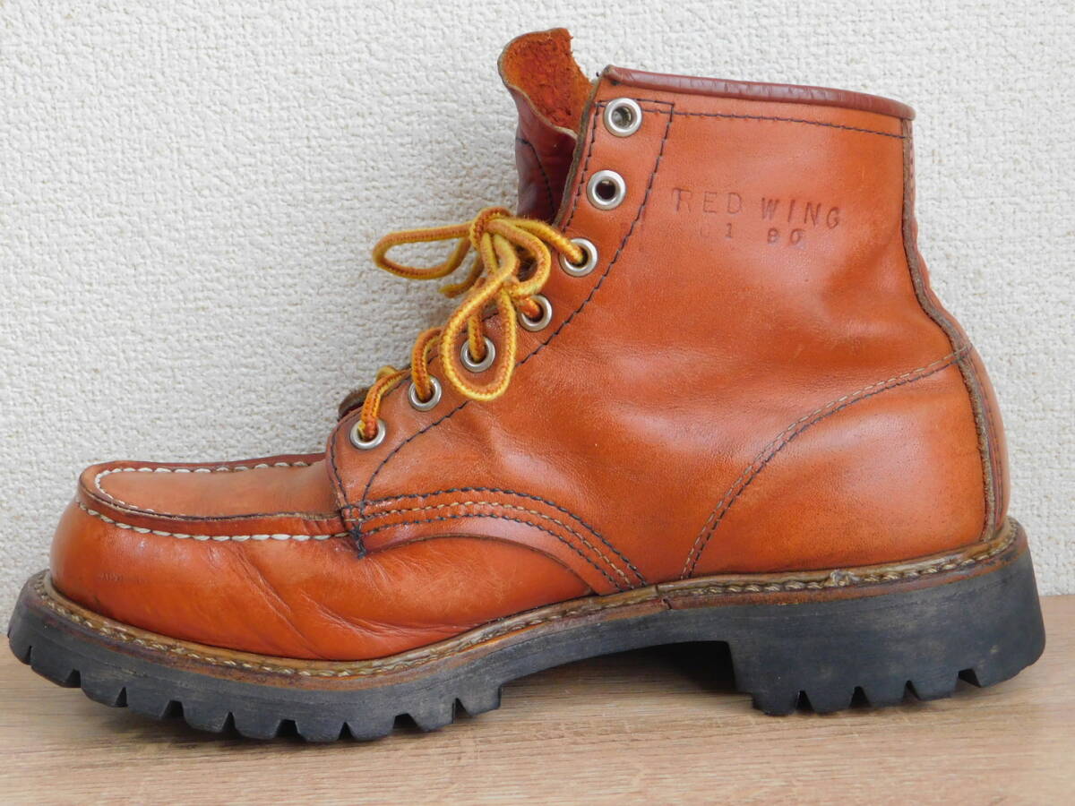 90年製 良品 旧四角犬タグ 6.5E REDWING 8175 アイリッシュセッター