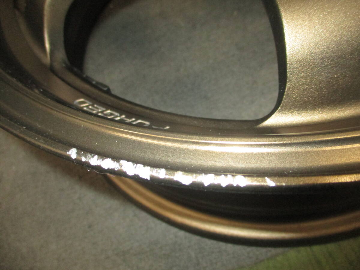 VOLK RACING TE37 KCR ブロンズ 15X5.5J PCD100/4H OFF45 L880Kコペンに使用_7