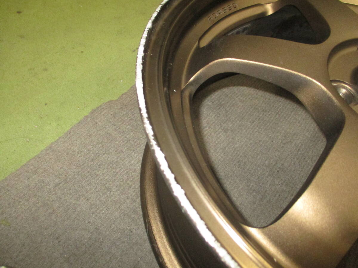 VOLK RACING TE37 KCR ブロンズ 15X5.5J PCD100/4H OFF45 L880Kコペンに使用_8