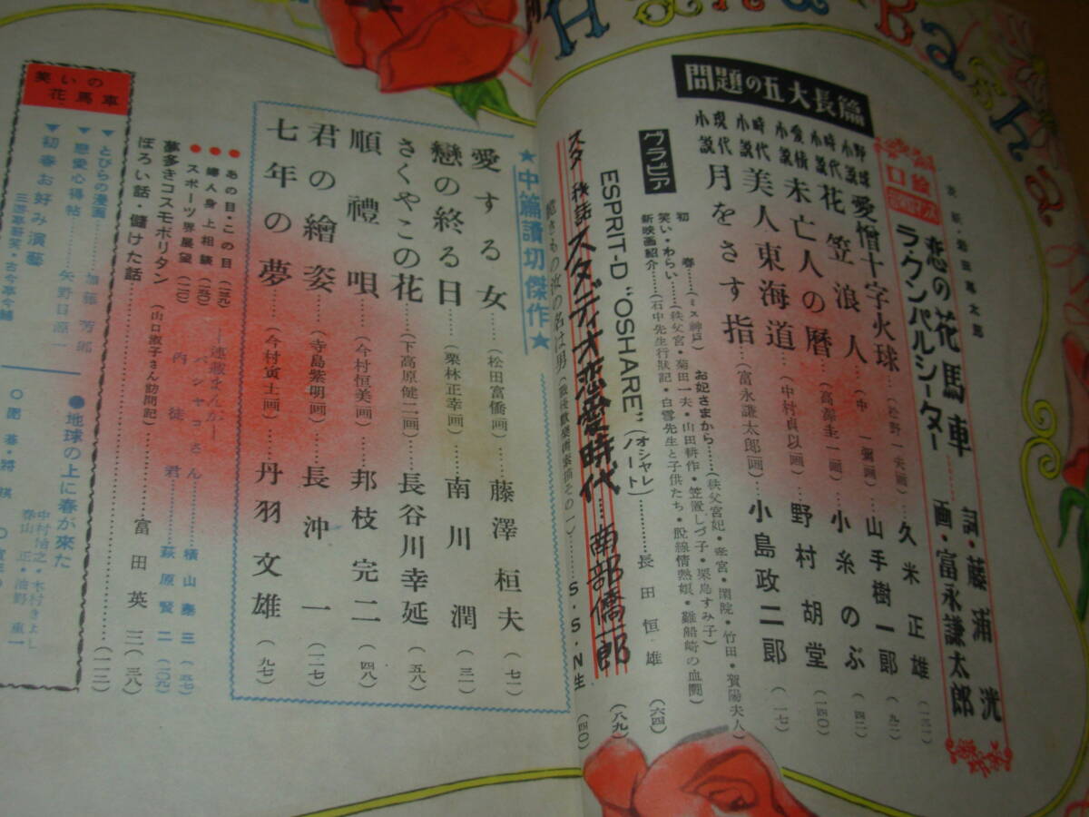 カストリ雑誌）花馬車＊昭和24年12月創刊号★読切傑作集＊岩田専太郎・山手樹一郎・邦枝完二・山口淑子・寺島紫明・笠置シズ子　_4