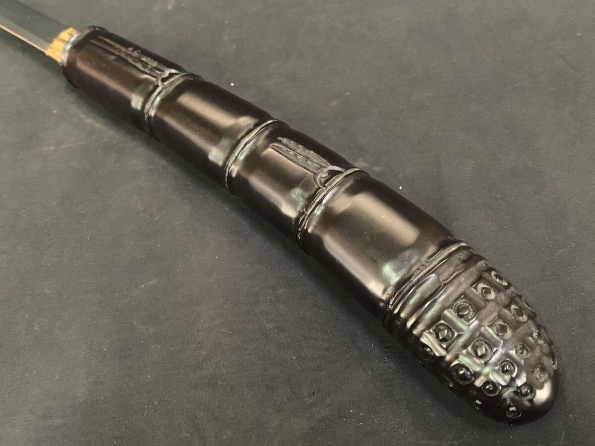 模造刀 仕込み杖 座頭市 全長約100cm 刃渡り約58.5cm 仕込み刀 丸茶竹