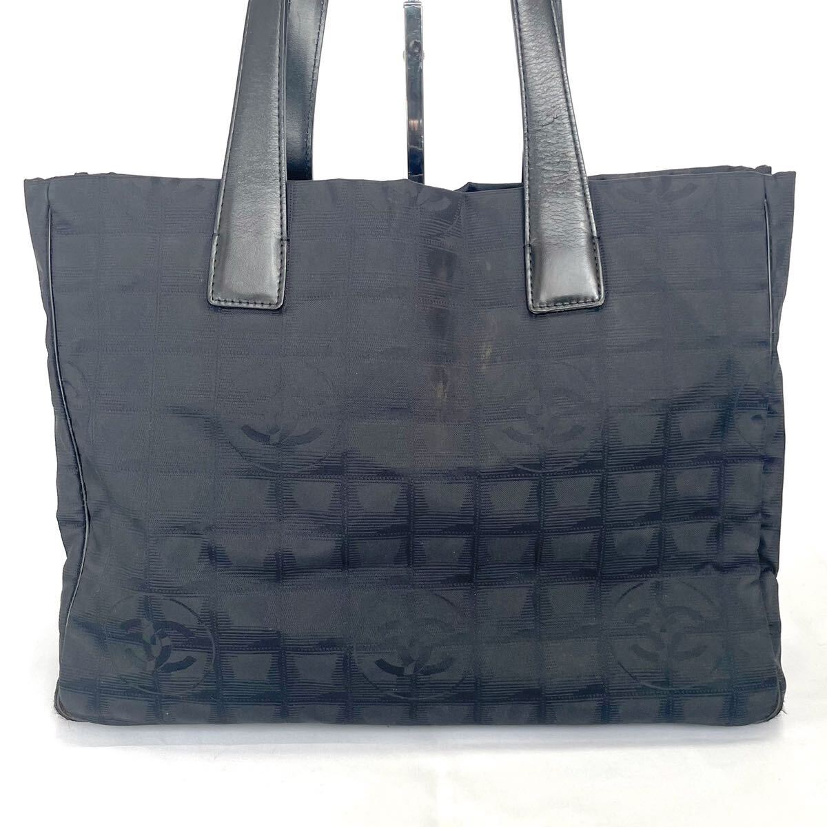 CHANEL シャネル ニュートラベルライン トートバッグ キャンバス 