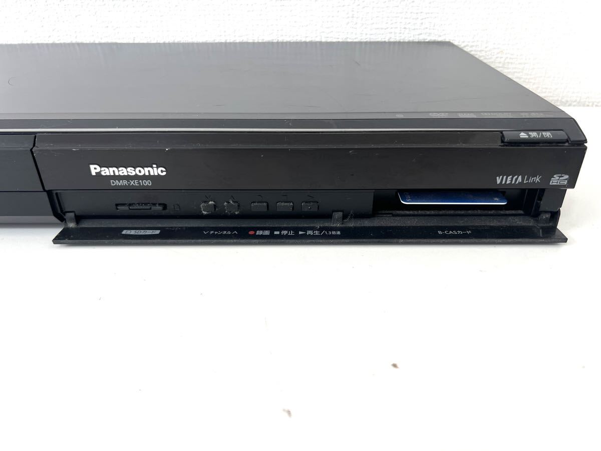 △ 動作品 Panasonic パナソニック DMR-XE100 DVDレコーダー HDD DIGA