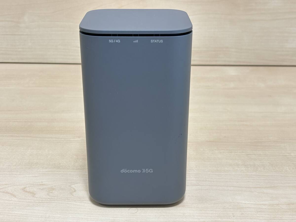【美品】docomo home 5G HR01 ダークグレー（NTTドコモ Wi-Fi ホームルーター シャープ Wi-Fi 無線LAN）_2