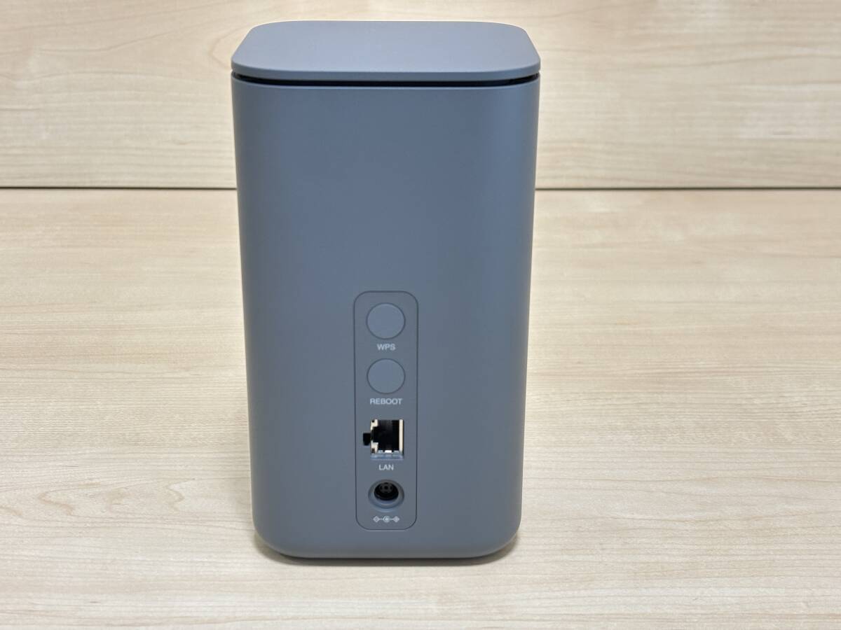 【美品】docomo home 5G HR01 ダークグレー（NTTドコモ Wi-Fi ホームルーター シャープ Wi-Fi 無線LAN）_3