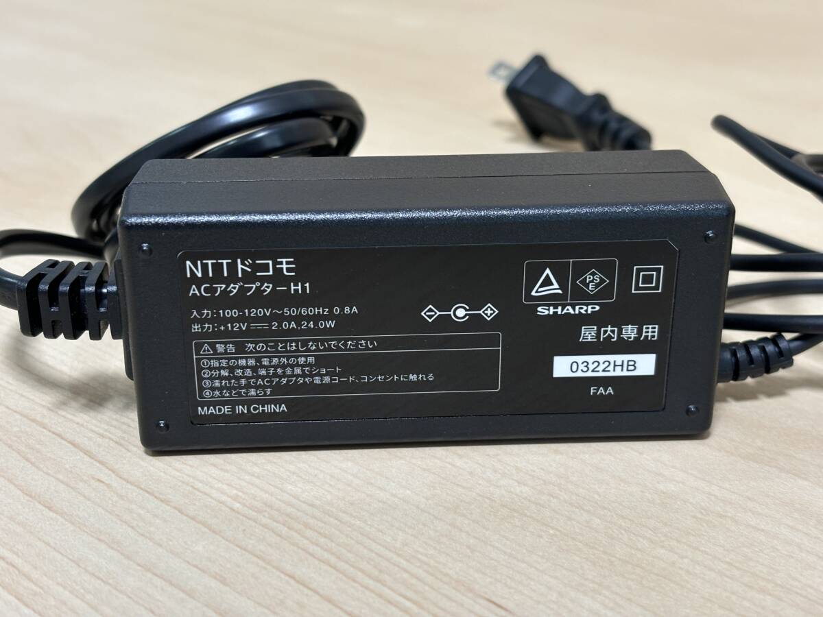 【美品】docomo home 5G HR01 ダークグレー（NTTドコモ Wi-Fi ホームルーター シャープ Wi-Fi 無線LAN）_5