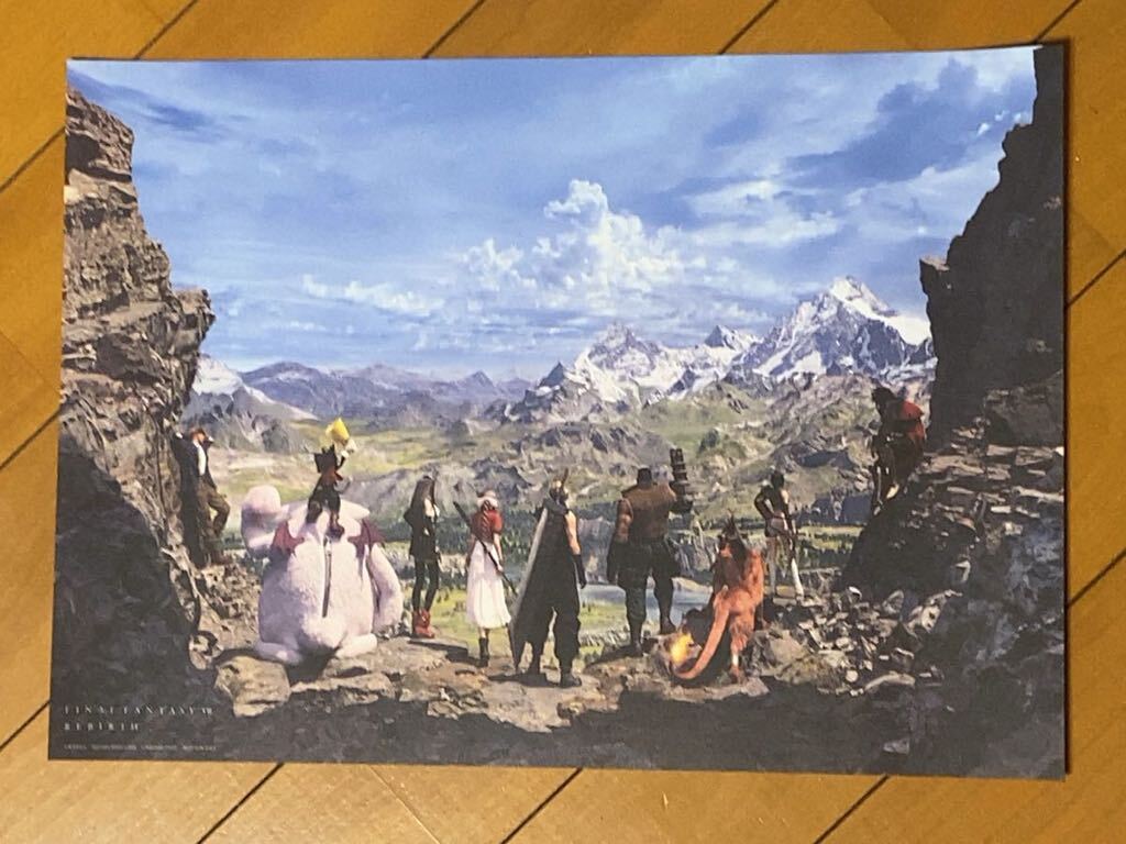 スクエニカフェ FINAL FANTASY VII REBIRTH ランチョンマット SQUARE ENIX CAFE FF7 リバース_1