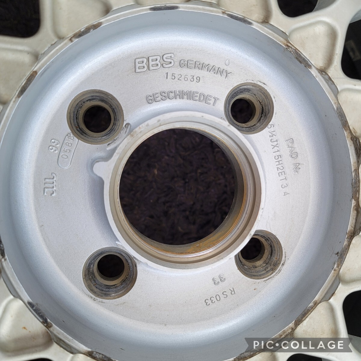 BBS RS033 超希少 15インチ 6.5J 4穴 PCD100 ホイールのみ4本BMW MINI
