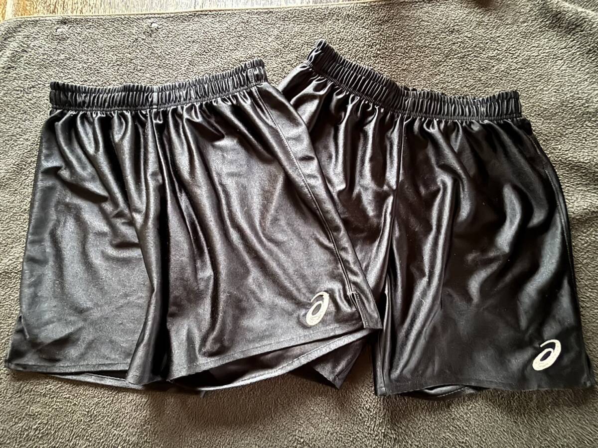 【美品】東北高校　バレーボールパンツ XO ネイビー ◇アシックス バレーボールパンツM2枚セット◇バレーパンツ ゲーム