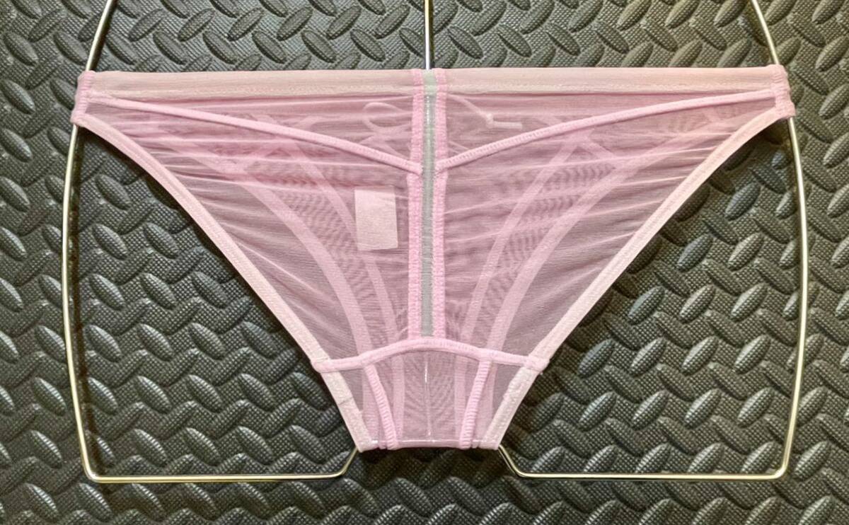 SURFBLADE 新品 競泳水着 競パン オールメッシュ ピンク Lサイズ 透け