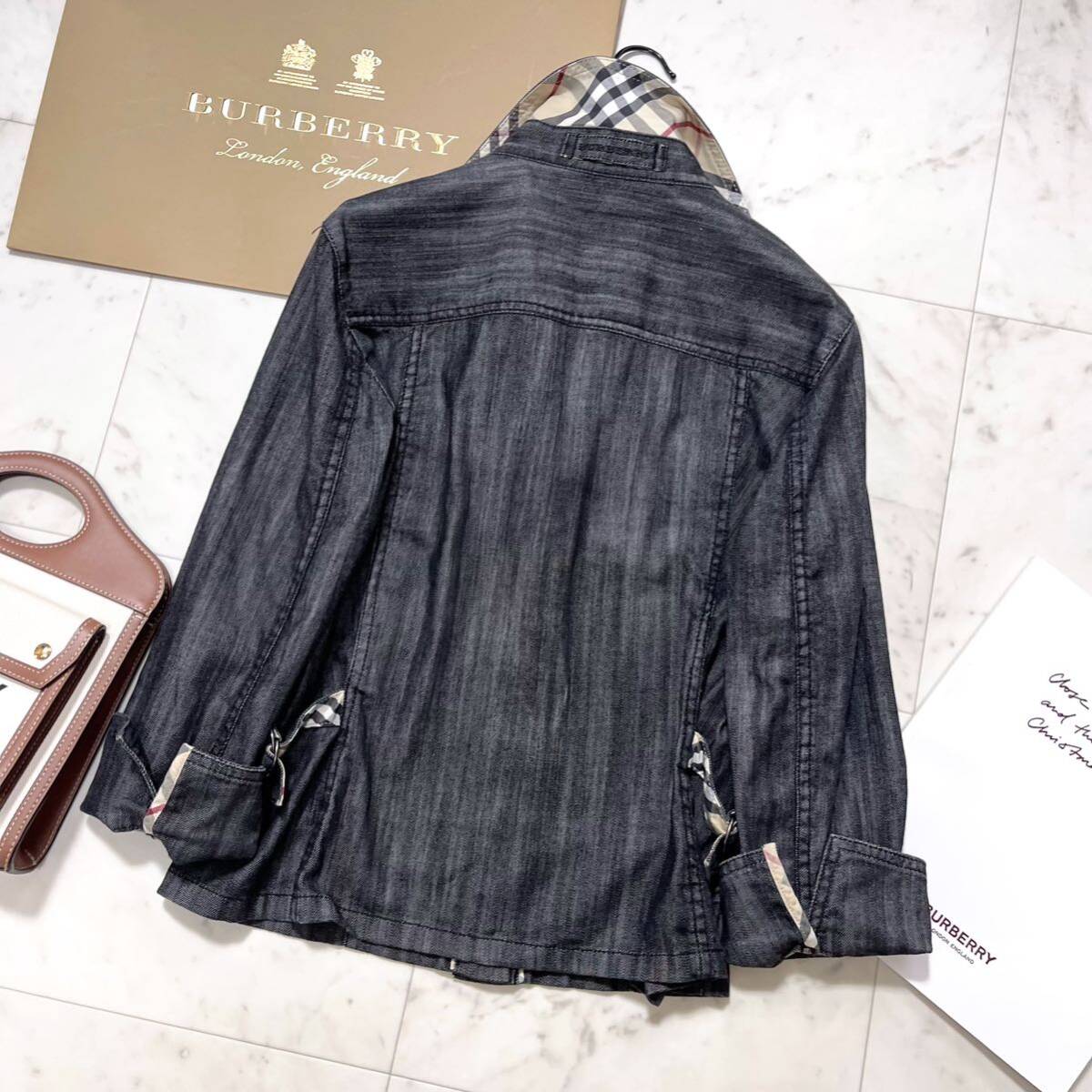大きいサイズ 美品 バーバリー BURBERRY バーバリー ロンドン デニム