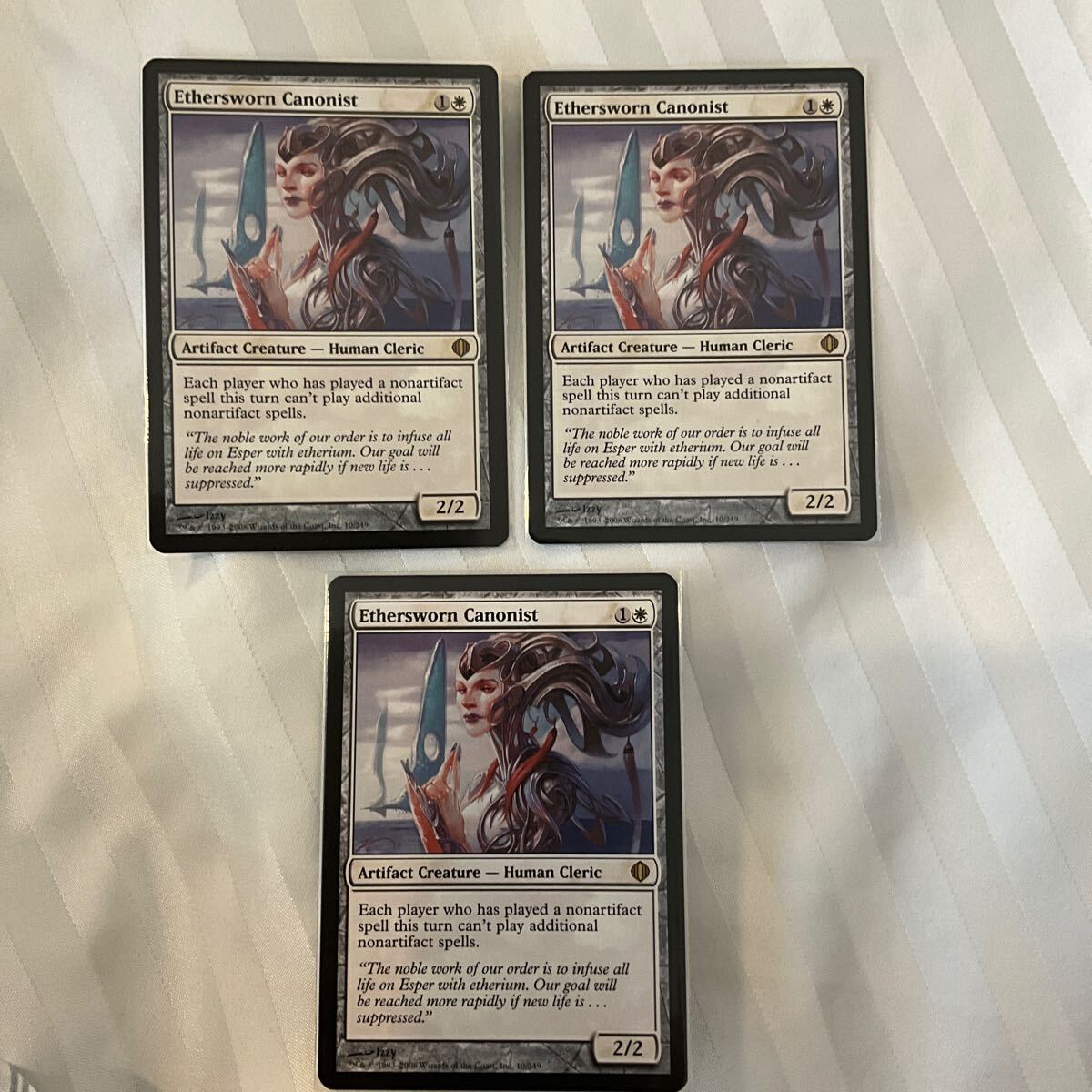 MTG 《エーテル宣誓会の法学者/Ethersworn Canonist》[ALA] 英語版 3枚セット_1