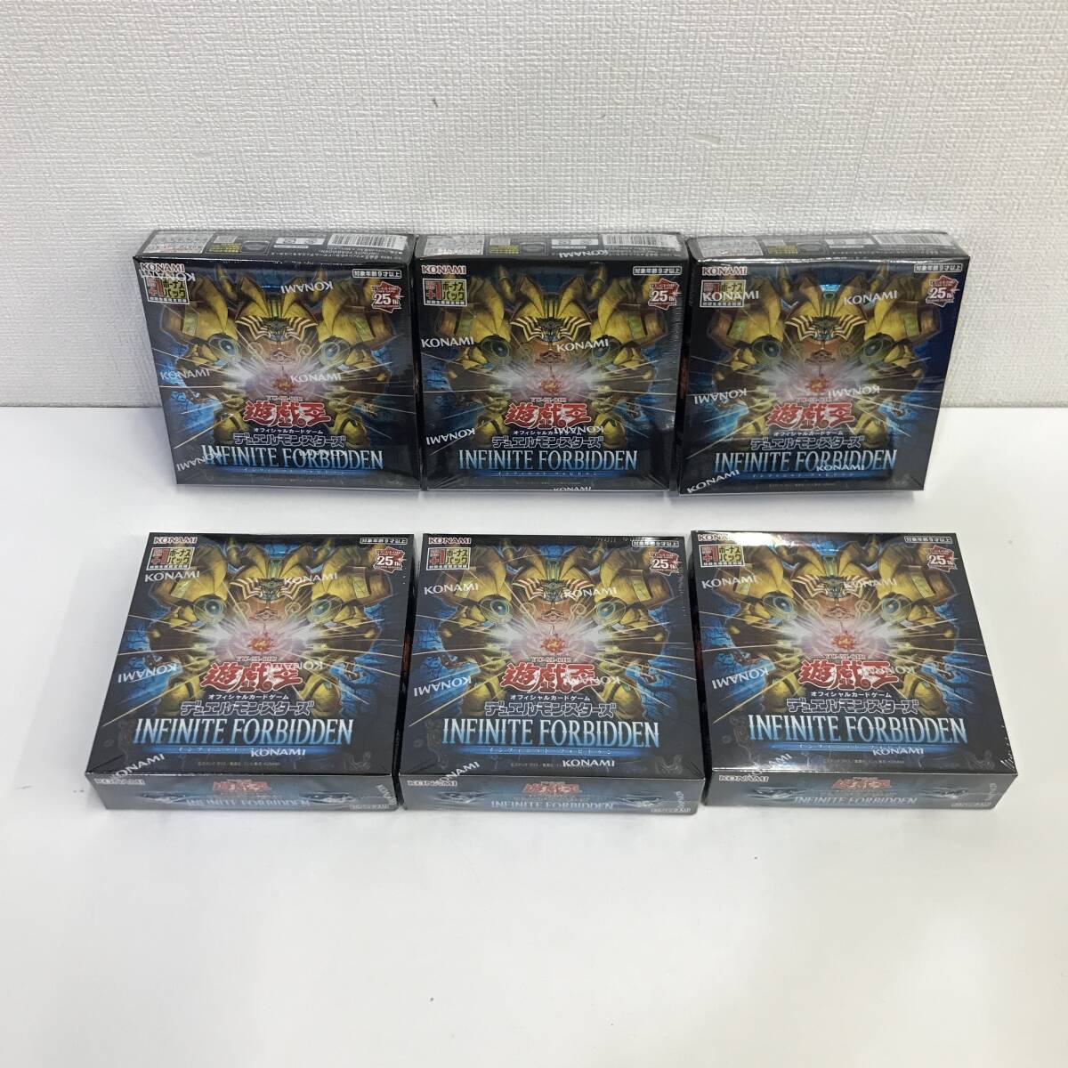 1円スタート / 有 遊戯王 INFINITE FORBIDDEN インフィニット フォビドゥン シュリンク付き まとめ 6BOX セット ...