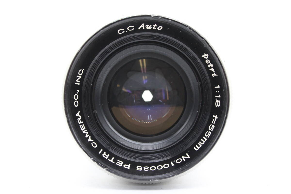 【返品保証】 ペトリ Petri FA-1 C.C Auto 55mm F1.8 ボディレンズセット v1144_9