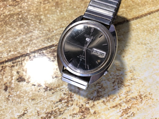 レア ヴィンテージ SEIKO 5 セイコー ファイブ DX 25石 デイデイト