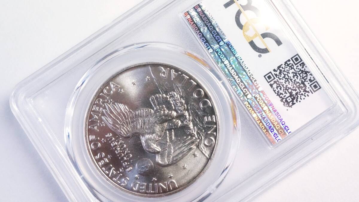 PCGS МS66 1972-S アメリカ 1ドル銀貨 アイゼンハワー US ONE DOLLAR