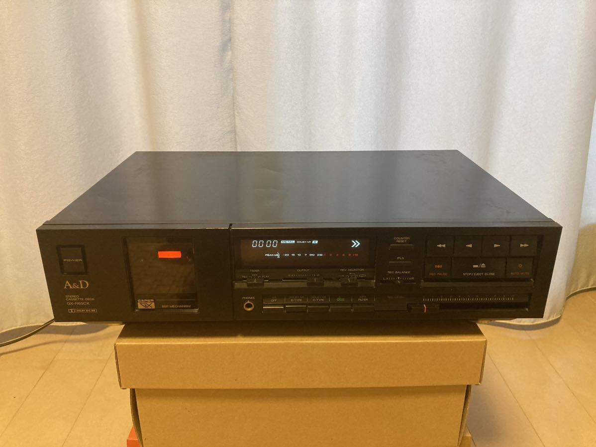 A&Dカセットデッキ GX-R65CX 通電確認済み_1