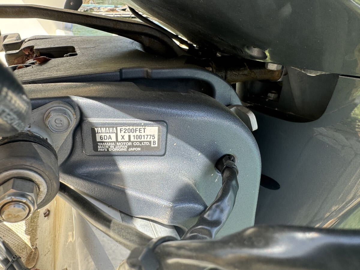 売り切り　ヤマハ　船外機200馬力　X足　完動　不具合なし　三重県鈴鹿市_4