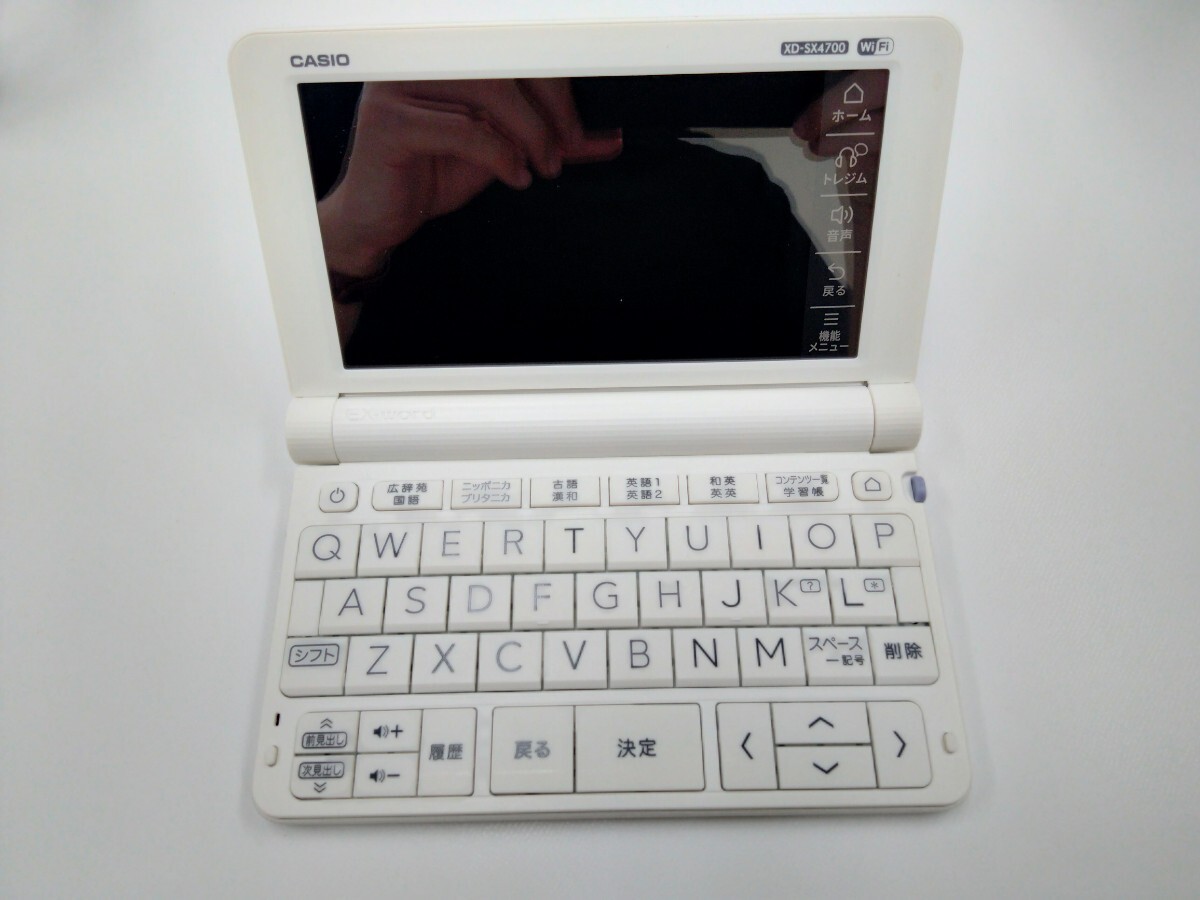 美品】カシオ 電子辞書 EX-word XD-SX4700 本体 タッチペン W60708 