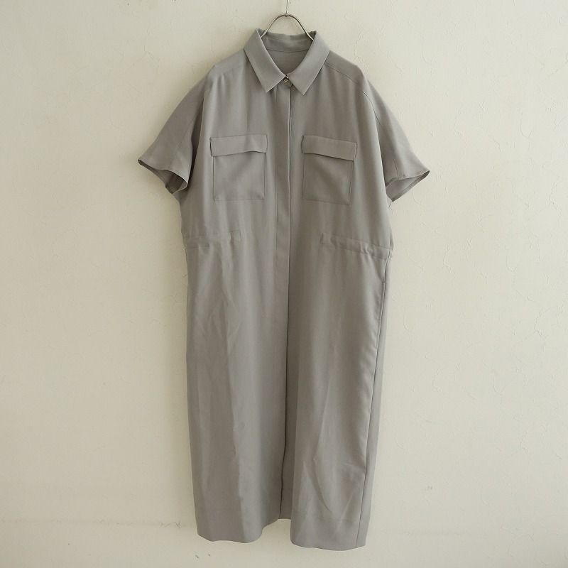 美品/2024SS/定価1.3万】ソージュ SOEJU *ロングシャツワンピース*M