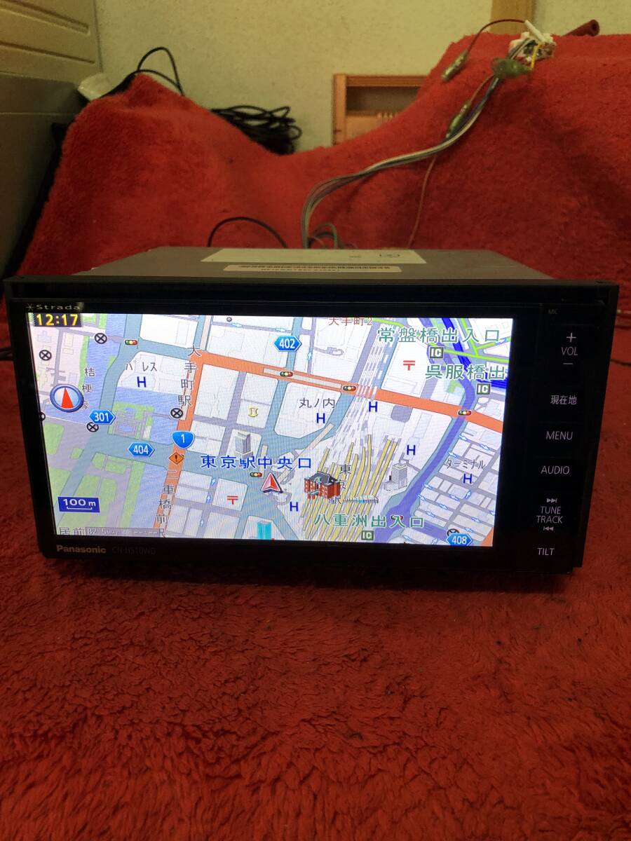 C-019 ◇Panasonic CN-H510WD◇トヨタハーネス 2015年地図 フルセグTV