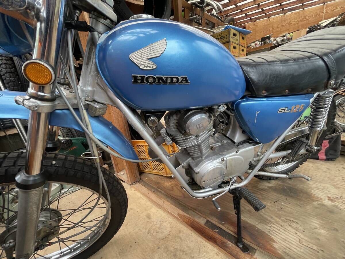 山形発　HONDA ＳL125 実働　乗れます。販売証明書お出しします。_2