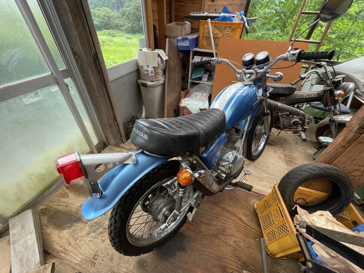 山形発　HONDA ＳL125 実働　乗れます。販売証明書お出しします。_3