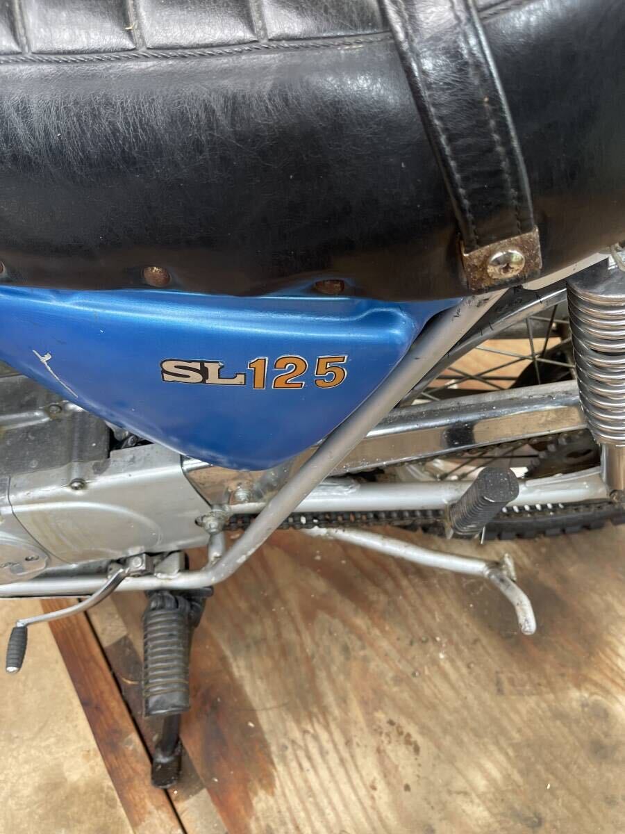 山形発　HONDA ＳL125 実働　乗れます。販売証明書お出しします。_6