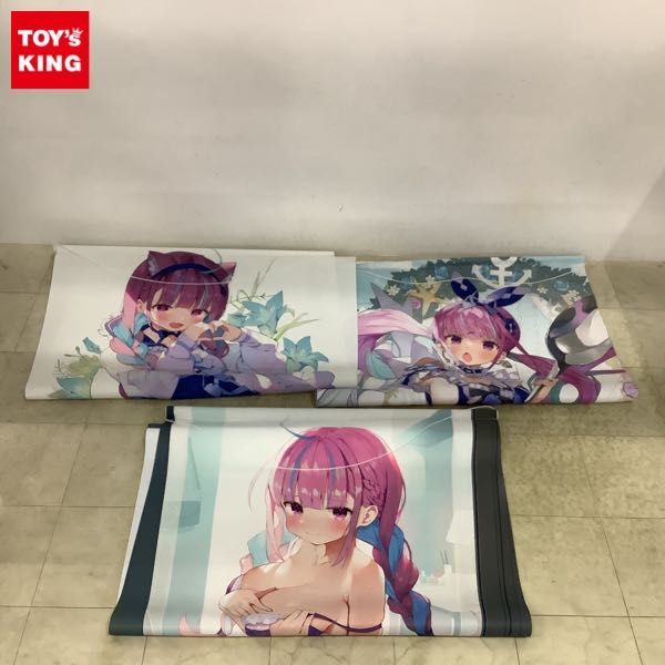 正規品 未開封 B2タペストリー ホロライブ 湊あくあ 鏡ver がおう 1円〜 タペストリー ホロライブ 湊あくあ あくあ色 in わんだーらんど