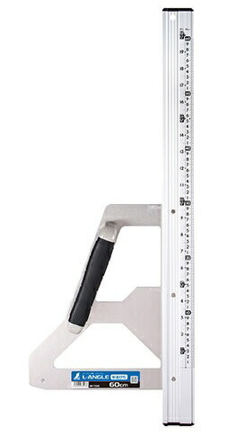 シンワ 丸ノコガイド定規 エルアングル かるぴた 60cm 併用目盛 73206 寸勾配目盛・縦横尺ケガキ用ガイド付 Shinwa 。 丸ノコガイド定規 エルアングル かるぴた エルアングルＰｌｕｓアジャスト 併用 かる