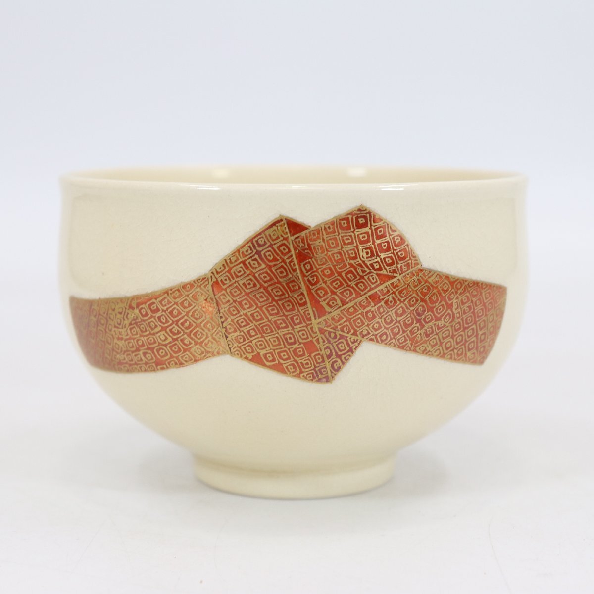 ER-60 薩摩焼 永田陶芸 永泉 作 茶碗 共箱付 ☆ 茶道具 茶器 茶懐石