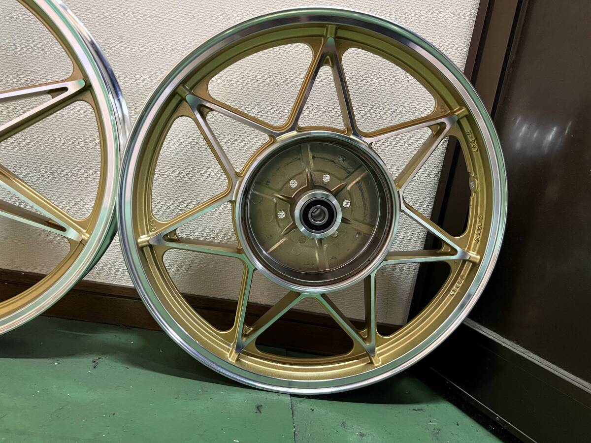 GS400 キャストホイール 金7ロゴ有 社外 GS400L GT380セブン