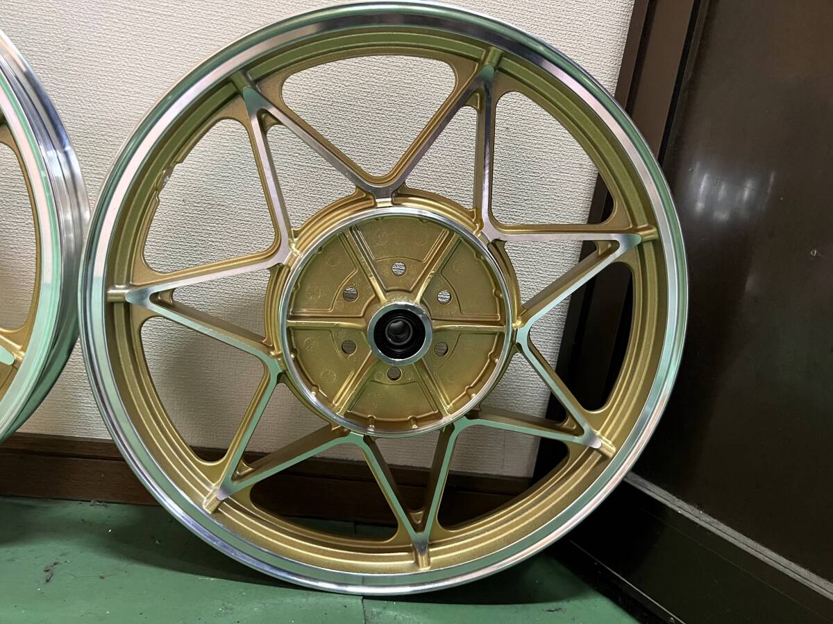GS400 キャストホイール 金7ロゴ有 社外 GS400L GT380セブン