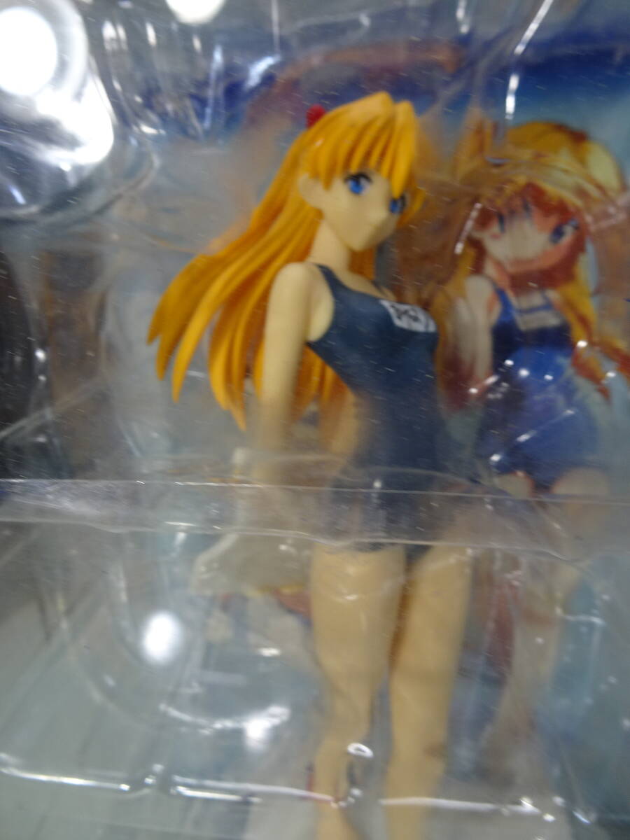 新世紀エヴァンゲリオン　EXスクール水着フィギュア　綾波レイ　式波・アスカ・ラングレー　SEGA　アミューズ景品　非売品　2004　現状中古_3