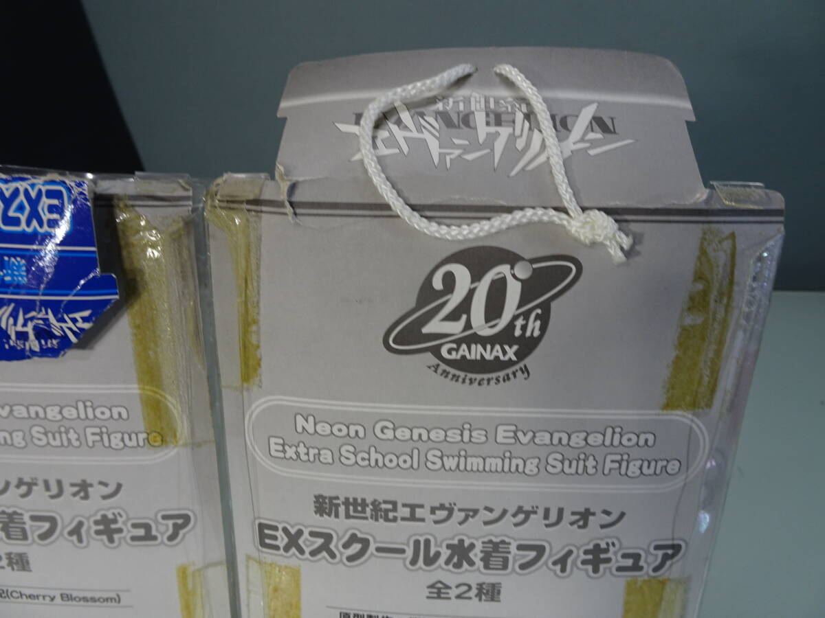 新世紀エヴァンゲリオン　EXスクール水着フィギュア　綾波レイ　式波・アスカ・ラングレー　SEGA　アミューズ景品　非売品　2004　現状中古_6