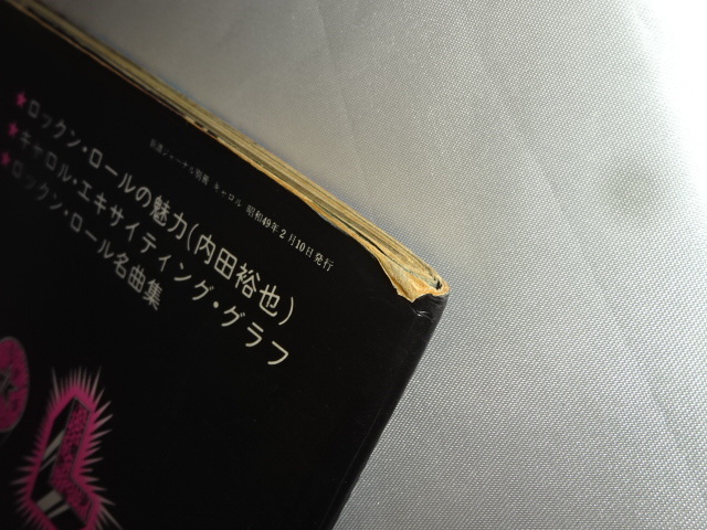 送料185円・上□ 新譜ジャーナル 別冊 狂熱のロックンロール キャロル