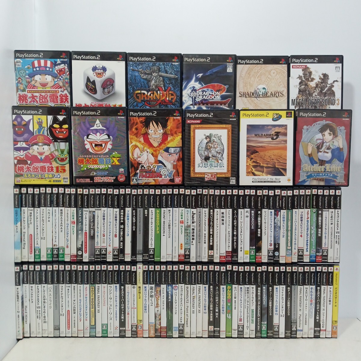 17 PS2ゲームソフト [ジャンク] まとめ☆1円〜未確認 120本 人気名作