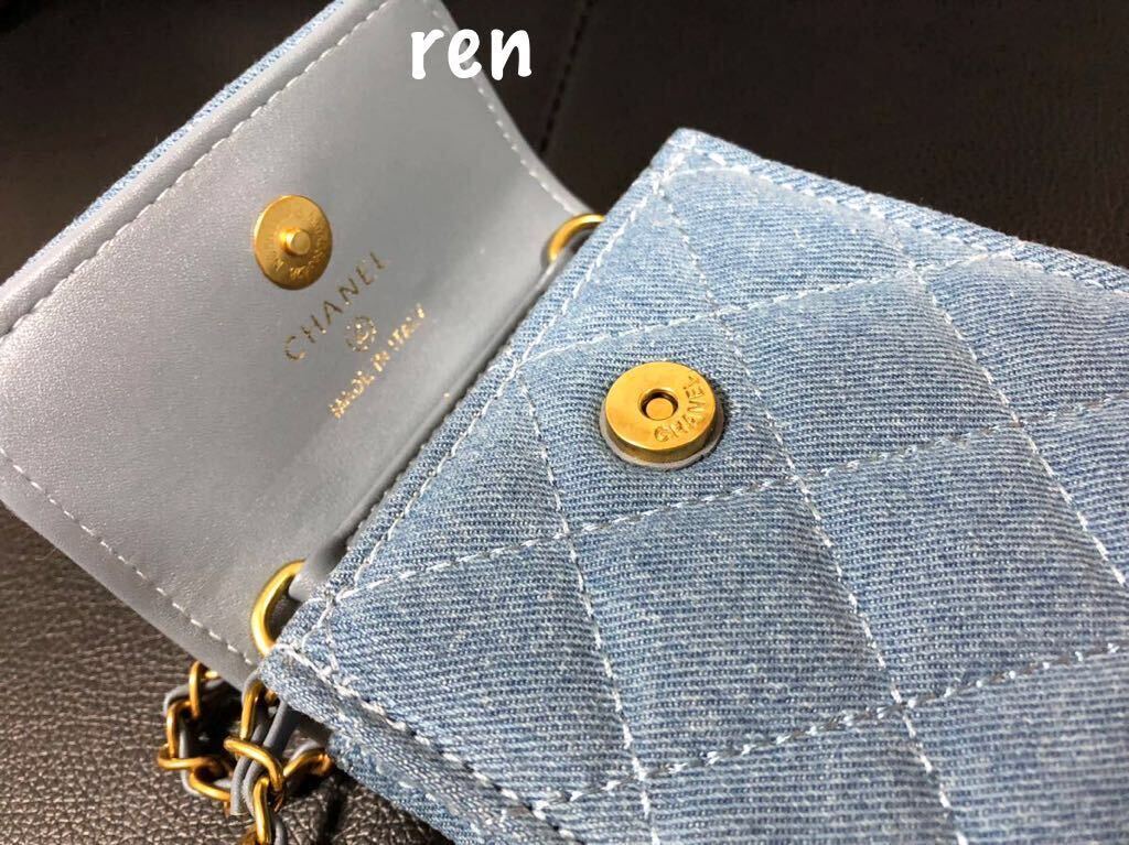 新品 シャネル ノベルティ CHANEL デニム ショルダーバッグ ミニバッグ