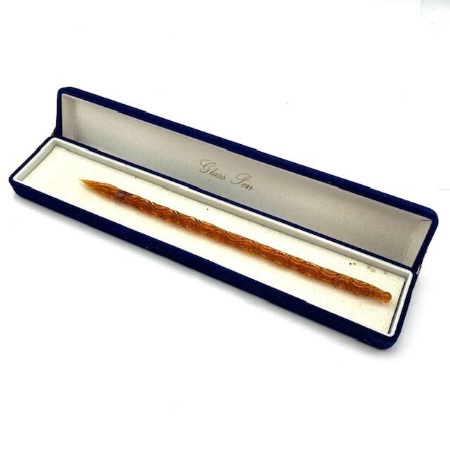仙18 佐瀬工業所 ガラスペン 佐瀬勇作 Glass Pen ブラウン系 箱付き 文房具 筆記用具(その他)|売買されたオークション情報 ...