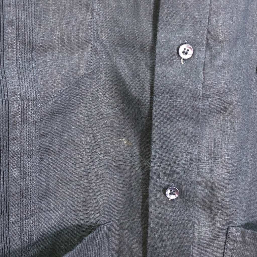 80s Ramon Puig Guayabera shirt LINEN100% キューバシャツ リネン100