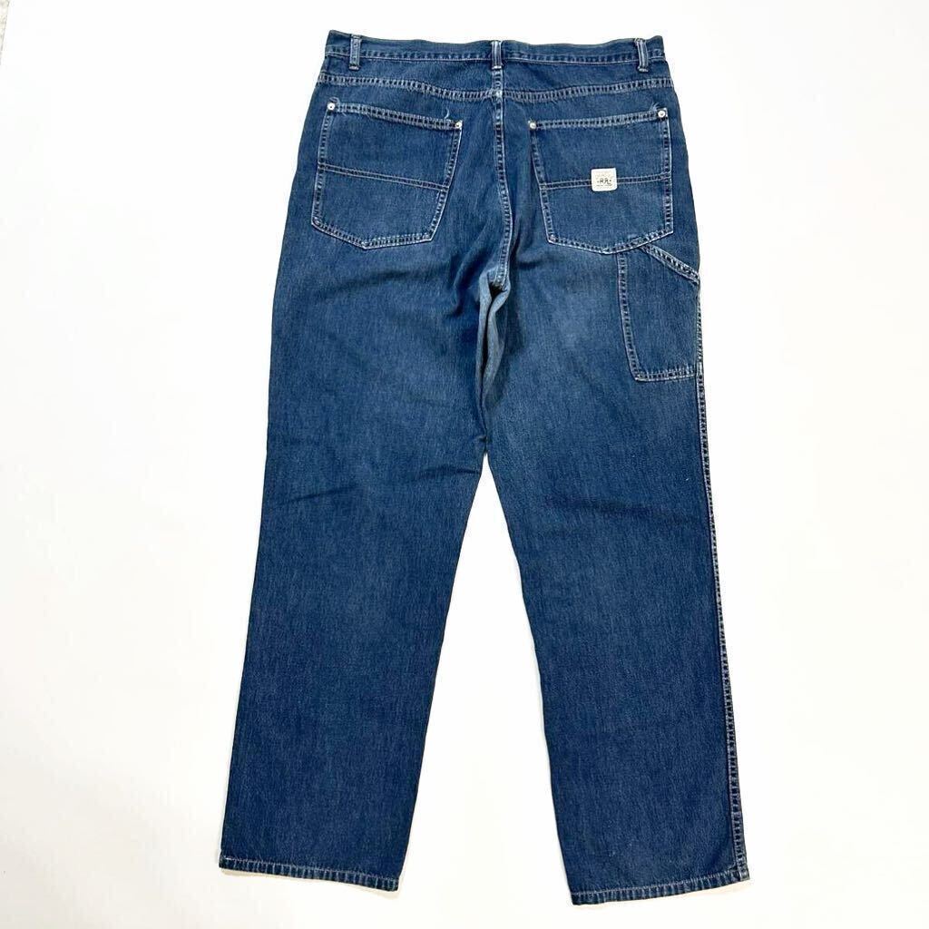 初期　RRL 3星タグ　デニム ペインターパンツ 90s RRL USA製 三ツ星タグ デニム ペインターパンツ W35 L32