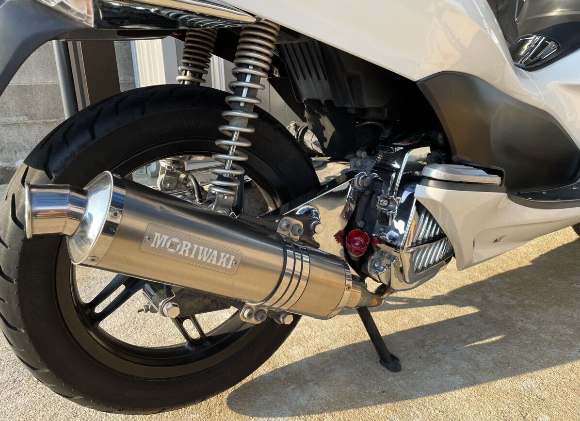 ホンダPCX用MORIWAKIマフラー PCX125 PCX150 JF28 KF12 前期 モリワキ