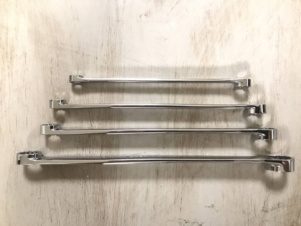 スナップオン(snap-on)　ショートストレートメガネレンチ　4本　XDHSFM_4