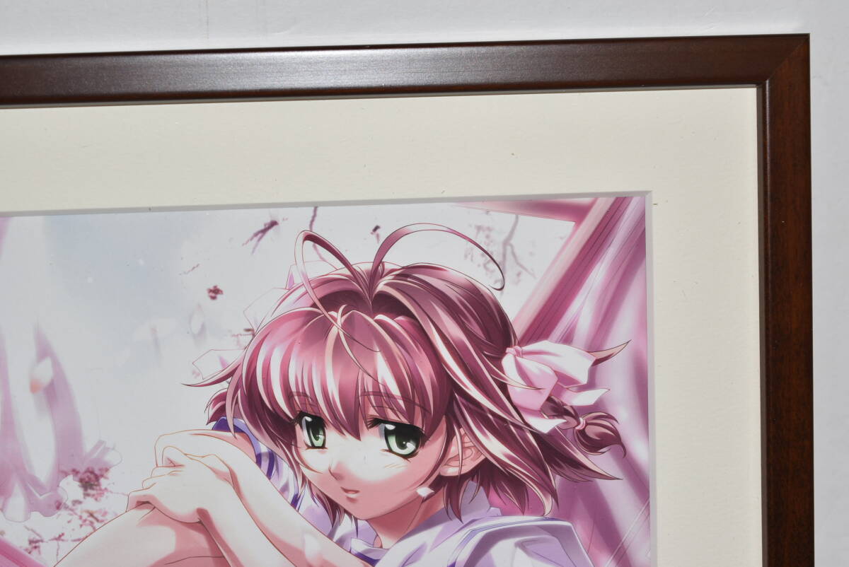 32M 【中古品】 君が望む永遠 涼宮遙 額装複製原画 キャラアニ 2008