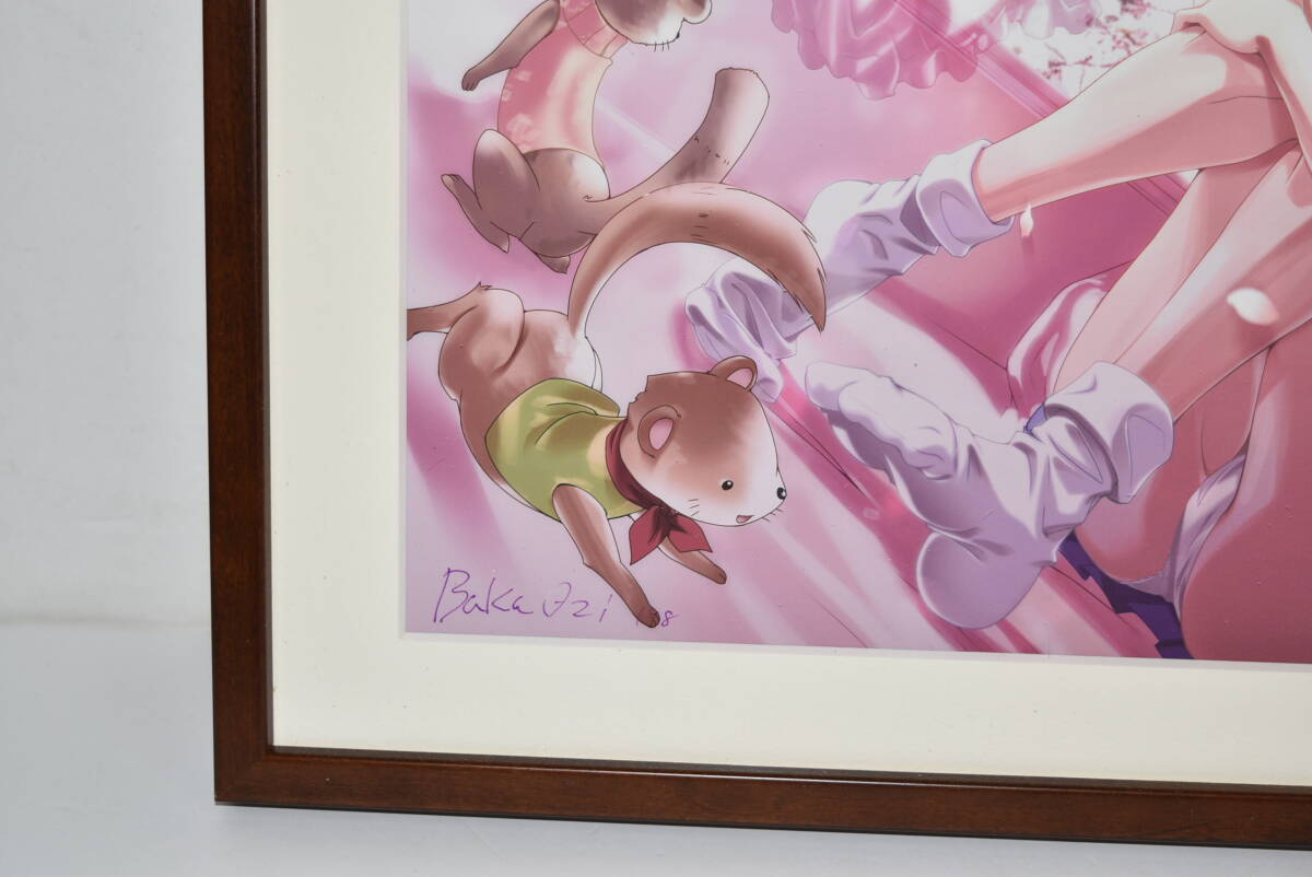 32M 【中古品】 君が望む永遠 涼宮遙 額装複製原画 キャラアニ 2008