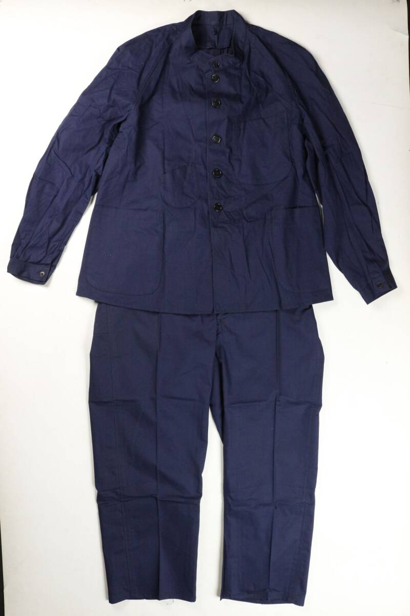 LIG】蒐集家収蔵品 国鉄 作業着 ナッパ服 上下 太特号形 昭和44年度
