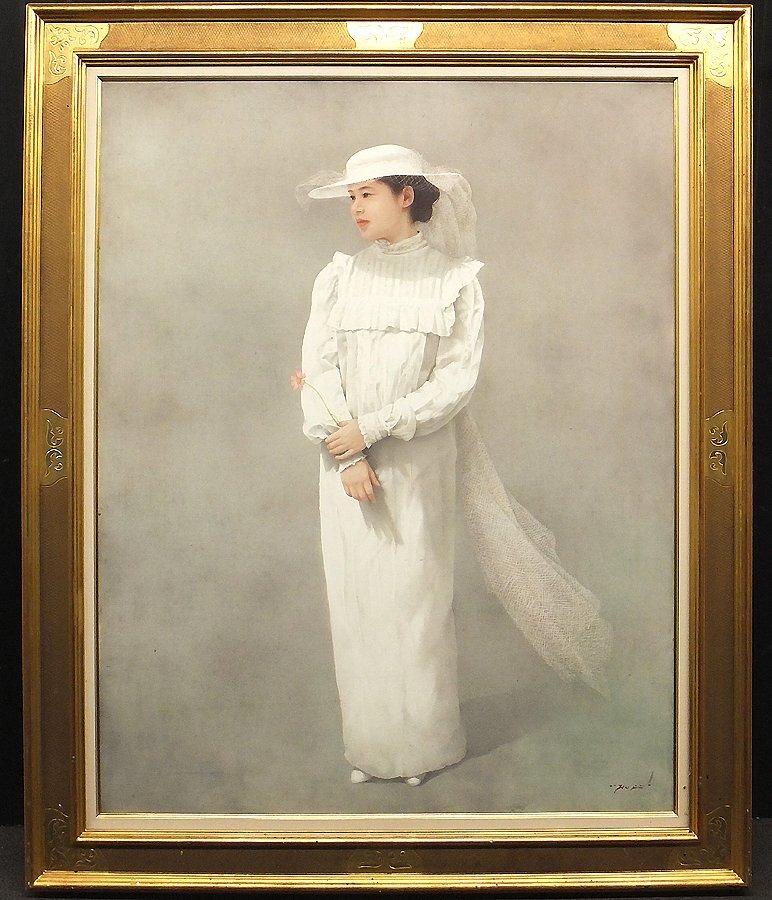 GLC】藤井勉 「賛歌」 ◇梅田画廊取扱・油彩50号 無所属 リアリズム