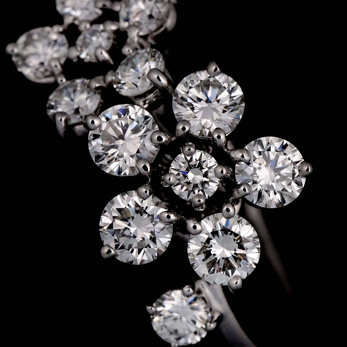タサキ TASAKI 11号 リング ダイヤ 0.83ct K18 WG ホワイトゴールド 